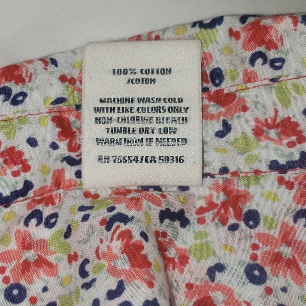 Abercrombie floral blouse #010 - Picture 8 of 9